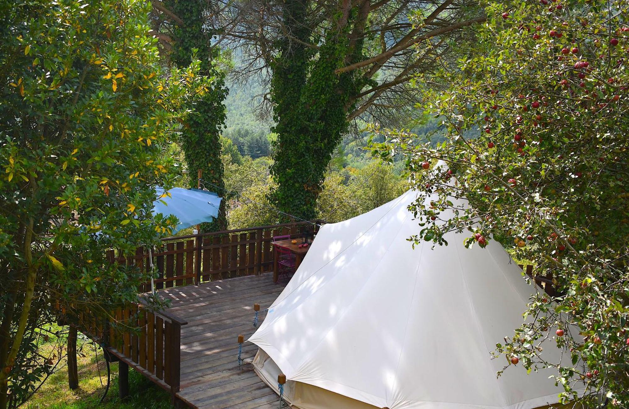 Podere Di Maggio - Glamping Tent 3 Santa Fiora Exteriör bild