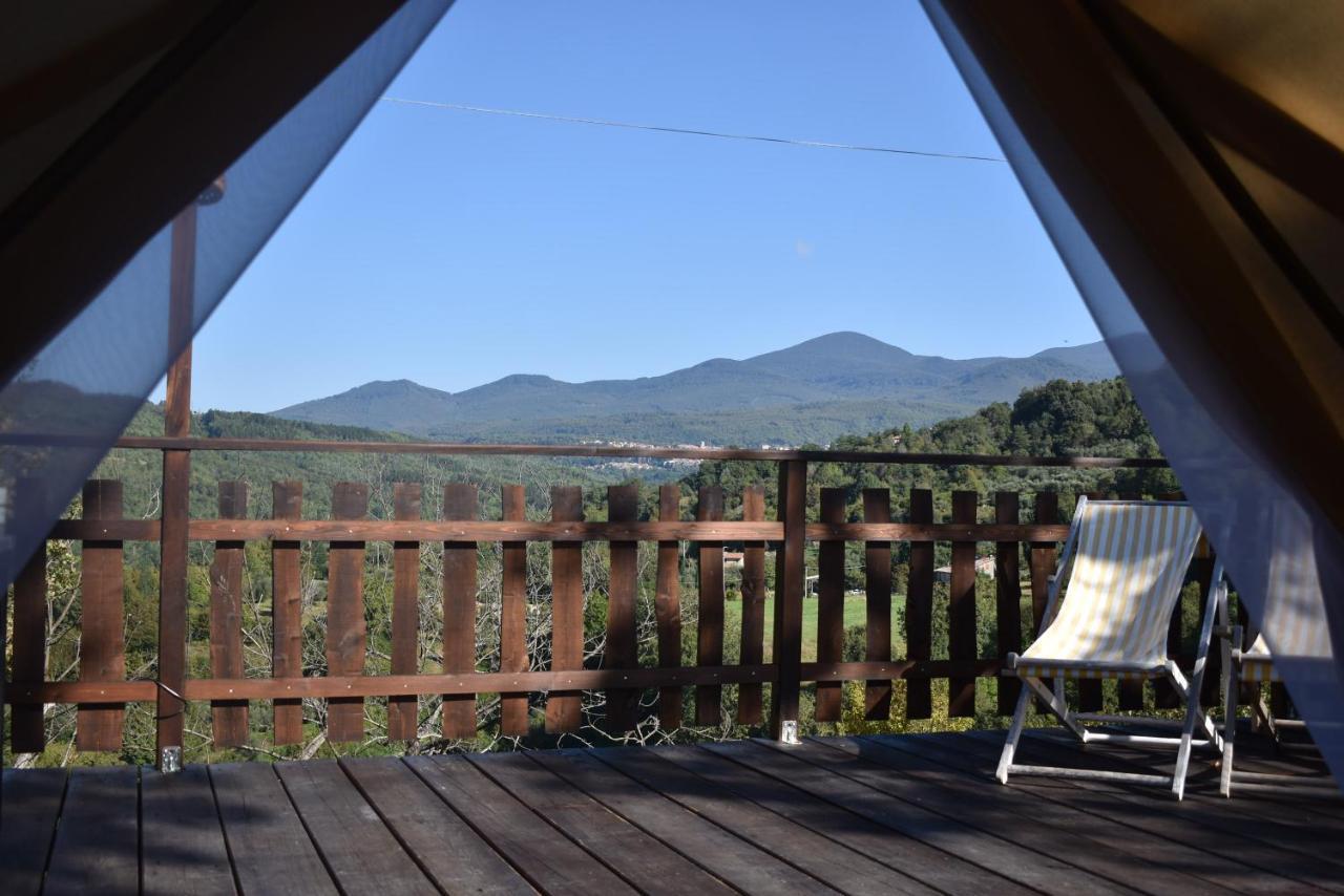 Podere Di Maggio - Glamping Tent 3 Santa Fiora Exteriör bild